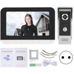 Sonnette vid�o 7 pouces tft lcd interphone filaire wifi moniteur de d�verrouillage � distance vision ...