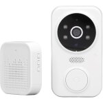 Sonnette vid�o cam�ra 1080p vision nocturne intelligente 2 voies voix sans fil wifi sonnette vid�o avec ...