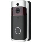 Sonnette visuelle intelligente wifi interphone vid�o haute d�finition sans fil sonnette neutre noir et ...