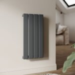 Radiateur eau chaude en acier conception murale vertical radiateur chauffage central 600x311mm panneau ...