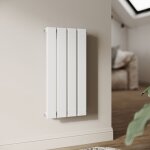 Radiateur eau chaude en acier conception murale vertical radiateur chauffage central 600x311mm panneau ...
