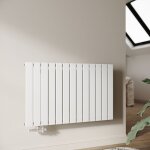 Radiateur eau chaude en acier conception murale vertical radiateur chauffage central 630x1004mm panneau ...