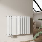 Radiateur eau chaude en acier conception murale vertical radiateur chauffage central 630x850mm panneau ...