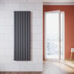 Radiateur eau chaude en acier conception murale vertical tube plat radiateur chauffage central 1600x542mm ...