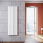 Sonni - radiateur eau chaude en acier conception murale vertical tube plat radiateur chauffage central ...
