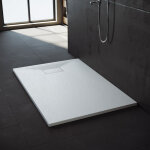 Sonni - smc receveur de douche 30mm rectangulaire aspect pierre 1400x900x32mm