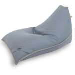 Soo santa� - lazy bro indoor fauteuil poire 140x120x90cm interieur dehoussable, avec poignees et surpiqures, ...