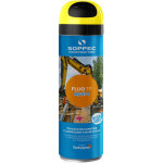Soppec - spray de marquage de chantier fluo tp hydro jaune fluo 500ml bombe a�rosol (par 12)