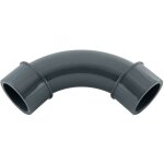 Sorodist - raccord pvc pression - courbe � grand rayon 90� pvc pression � coller ff �63