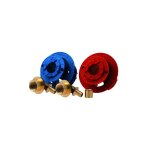 Somatherm - sortie de cloison fixoplac pour robinetterie murale - module double bain / douche - placo ...