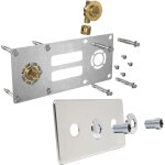 Watts - sortie de cloison robifix (douche / bain douche) entraxe 150mm - plaque de finition - per 16 ...