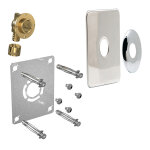 Watts - sortie de cloison robifix machine  laver + plaque de finition - per 12 - femelle 1 / 2' (15 ...
