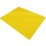 Sous - main tapis de bureau antidrapant jaune 50 x 65 cm