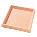 Sous - verre carr� en r�sine pour pot lombardia 37x37 cm