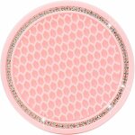 Sous - verre de voiture 4 pi�ces, sous - verre de voiture en cristal antid�rapant en silicone de 2, 75 ...