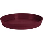 Eda - soucoupe ø 40, 50 cm pour pot ø 60 cm - rouge bourgogne Eda - soucoupe ø 40, 50 cm pour pot ø 60 cm - rouge bourgogne