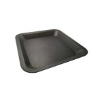 Soucoupe carre 21x21cm noir