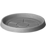 Soucoupe ronde anthracite - 40 cm