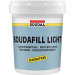 Soudal - enduit et mastic de rebouchage soudafill light pot de 900ml