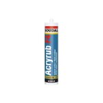Mastic acrylique acryrub f4 ch�ne cartouche 300ml soudal 120662