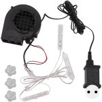 Souffleur � air gonflable pour d�corations de no�l ext�rieures avec 3 ampoules led et prise eu 220?240v ...