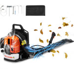 Souffleur de feuilles a essence, 63 cc, souffleur de neige a dos 2 temps, avec reservoir de carburant ...