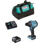 Souffleur � poussi�re sans fil 40v max xgt makita avec 1 batterie 40v 2. 0ah - chargeur - sac - as001ga101 ...