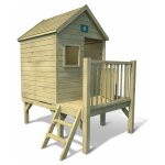 Soulet - maisonnette sur pilotis en bois trait� pour enfants - winny