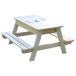 Soulet - table pique - nique pour enfants en bois brut