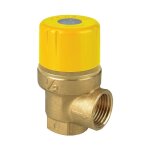 Soupape de s�curit� solaire � membrane r�glage fixe 6 bar 1 / 2 'f t. e. 160�c