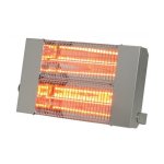 Sovelor - chauffage �lectrique infrarouge halog�ne � quartz 3000w en inox 304 - irc3000x