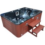 Spa fidji 4 places - cuve gris - système balboa + station d'iphone intégré - 210x152x81 cm Spa fidji 4 places - cuve gris - système balboa + station d'iphone intégré - 210x152x81 cm