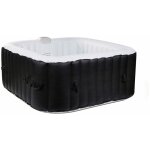 Spa gonflable carr� 4 places ospazia - dimensions : 155 x 155 cm - filtre et b�che inclus