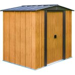 Spacemaker - abri de jardin métallique woodlake 65 marron Spacemaker - abri de jardin métallique woodlake 65 marron