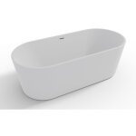 Spalina - baignoire ilot jade 170 blanche 170 x80 x58 cm, by