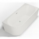 Spalina - baignoire ilot capri 180 droite blanche 180 x81 x58 cm, by