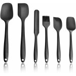 Spatule silicne, spatule cuisine, outil cuisine en silicne de qualit alimentaire, noir fei yu