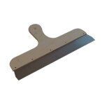 Spatule de surface largeur 500 mm manche en bois plateau acier poli avec manche en bois