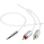 Speaka professional - c�ble de raccordement sp - 7870524 cinch - rca / jack audio [2x cinch - rca m�le ...