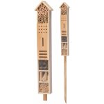Htel pour insectes avec pi de terre 79x15x10 cm