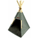 Tipi en feutre et bois pour animaux