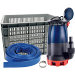 Kit inondation spid'o vcdc - 500 - p2 ? pompe eaux claires & charg�es 500 w ? d�bit 12, 5 m� / h ? refoulement ...