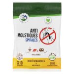 Spirales anti - moustiques biodégradables - 40 h x10 Spirales anti - moustiques biodégradables - 40 h x10