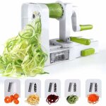 Spiralizer 4 - lames spiralizer légumes trancheuse en spirale pliable zucchini noodle veggie pasta spaghetti ... Spiralizer 4 - lames spiralizer légumes trancheuse en spirale pliable zucchini noodle veggie pasta spaghetti ...