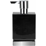 Spirella - distributeur de savon céramique roma noir & argent Spirella - distributeur de savon céramique roma noir & argent