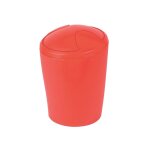 Poubelle à bascule move 5l frosty rouge spirella Poubelle à bascule move 5l frosty rouge spirella