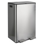 Spirella - poubelle tri sélectif aliya 60l (2x30l) acier brossé Spirella - poubelle tri sélectif aliya 60l (2x30l) acier brossé
