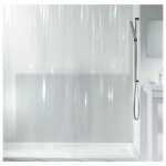 Rideau de douche peva transparent 180x200cm transparent spirella