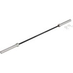 Sportnow - barre d'haltres en acier 180 cm  50 mm avec 2 pinces charge max. 200 kg
