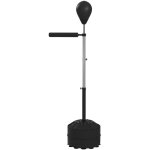 Sportnow - punching ball avec socle lestable barre de rflexe et pompe - hauteur rglable 160 - 205 cm ...